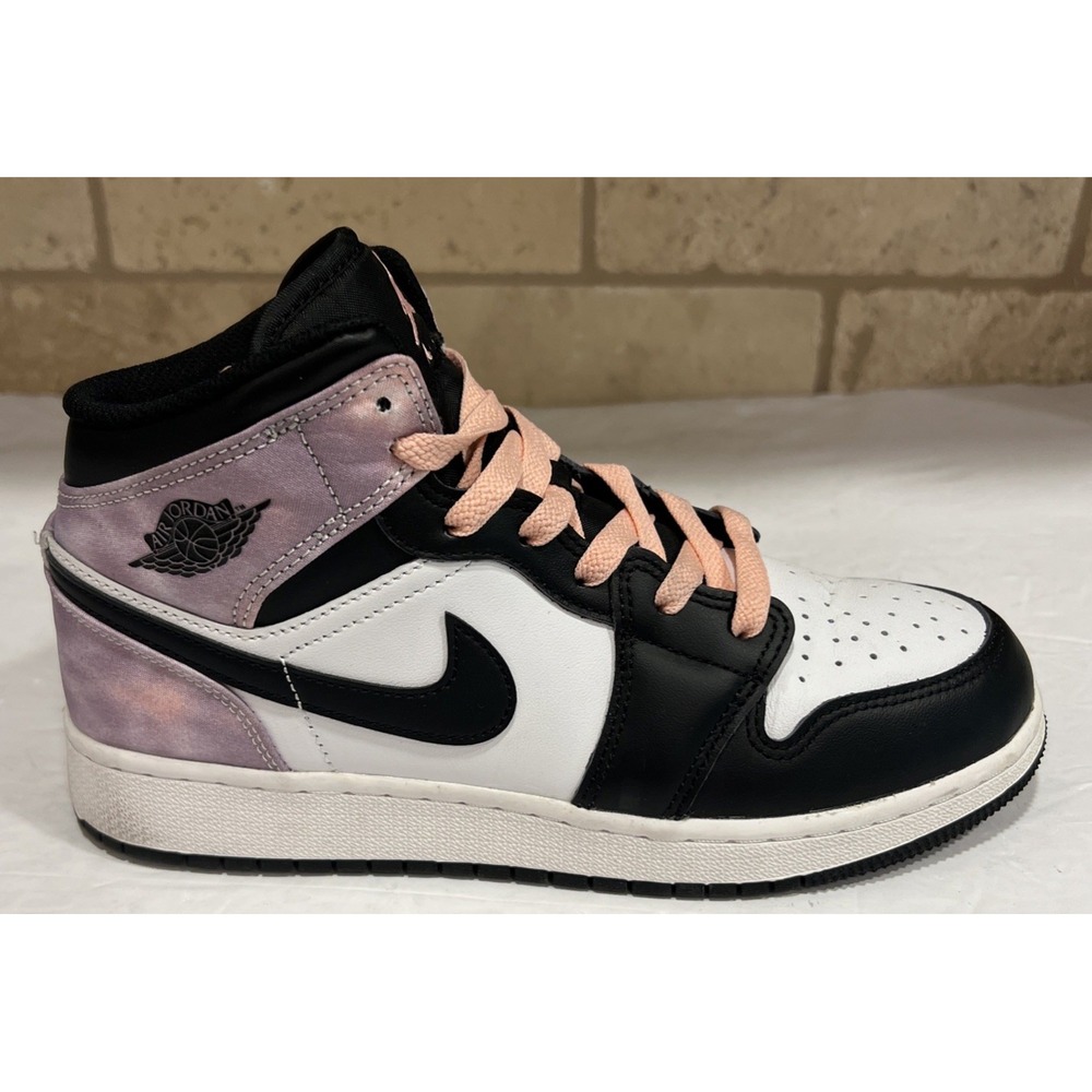 Nike Air Jordan 1 Mid (GS) Zen Master Tie Dye DM6216-001 Youth 5.5Y Excellent